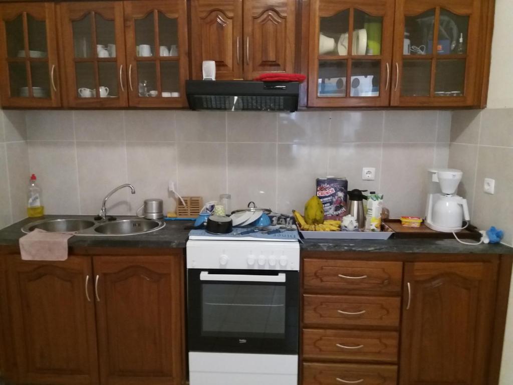 Kuchyň nebo kuchyňský kout v ubytování POUSADA O RECANTO