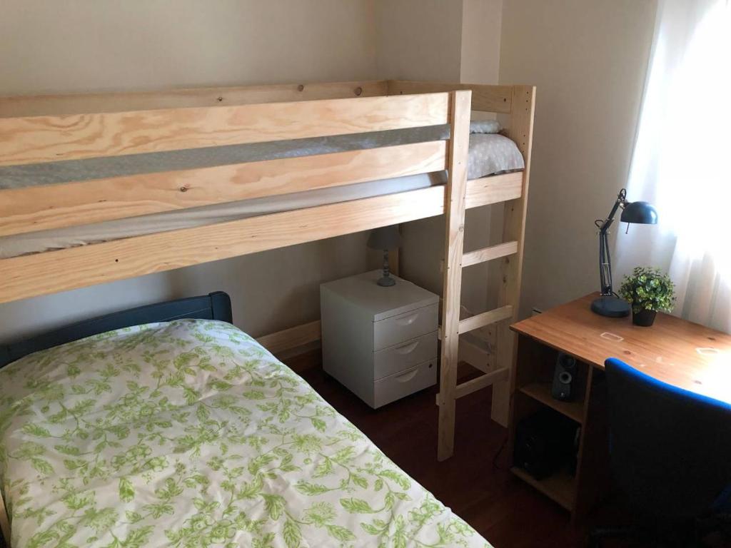 Postel nebo postele na pokoji v ubytování Villa de Madrid 17