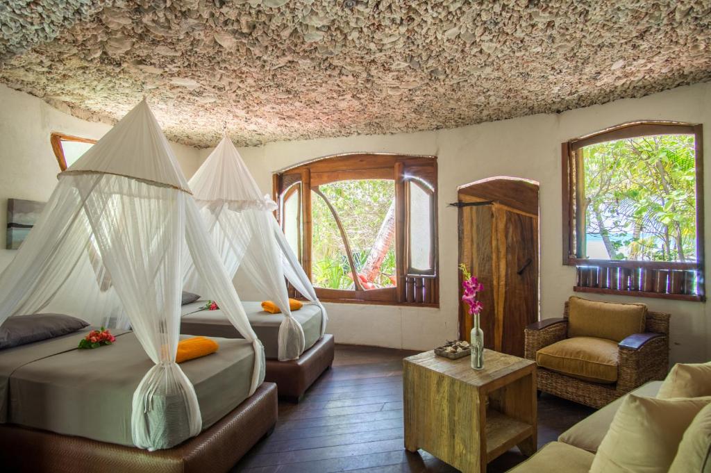 Posezení v ubytování Ninamu Resort