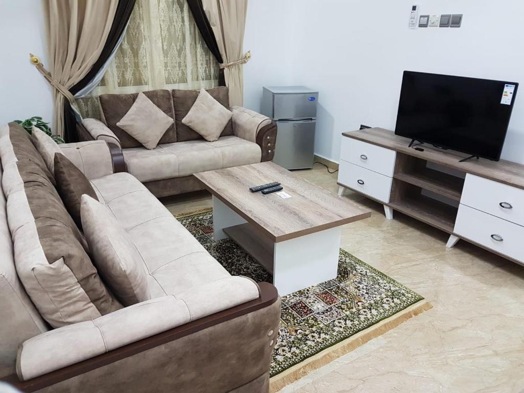 TV a/nebo společenská místnost v ubytování Orient Apartments