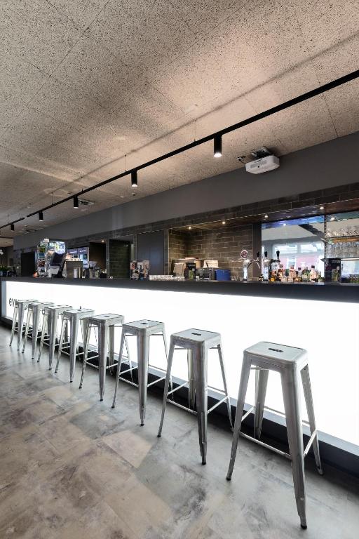 Restaurace v ubytování a&o Berlin Hauptbahnhof