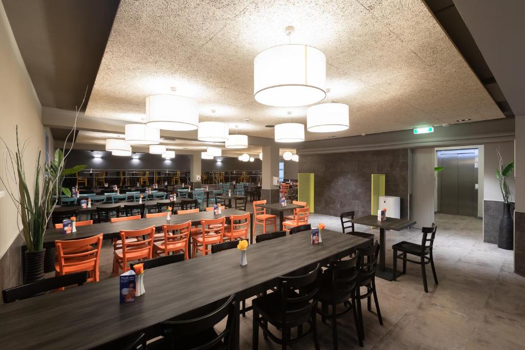 Restaurace v ubytování a&o Berlin Hauptbahnhof