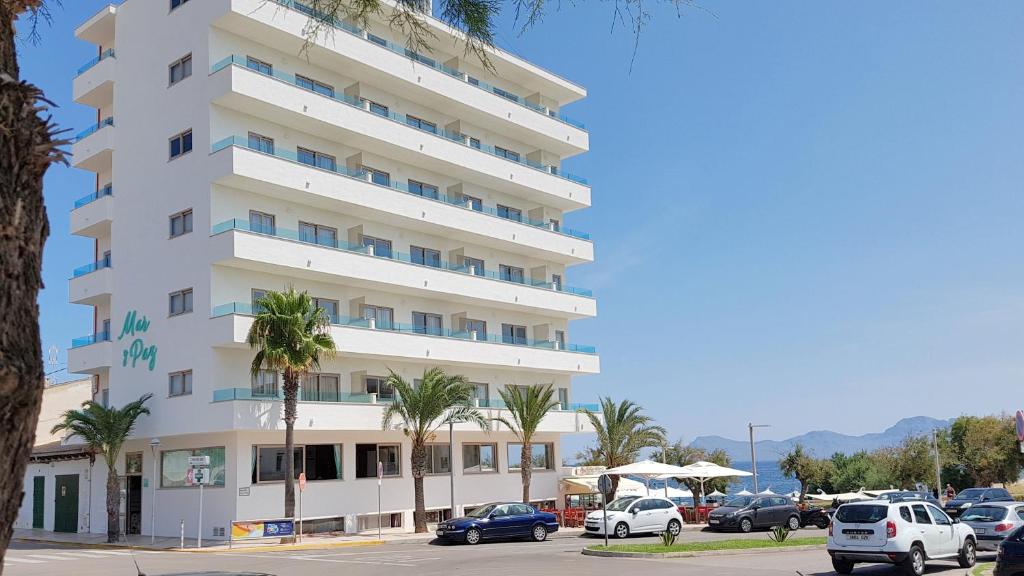 Budova, kde se aparthotel nachází