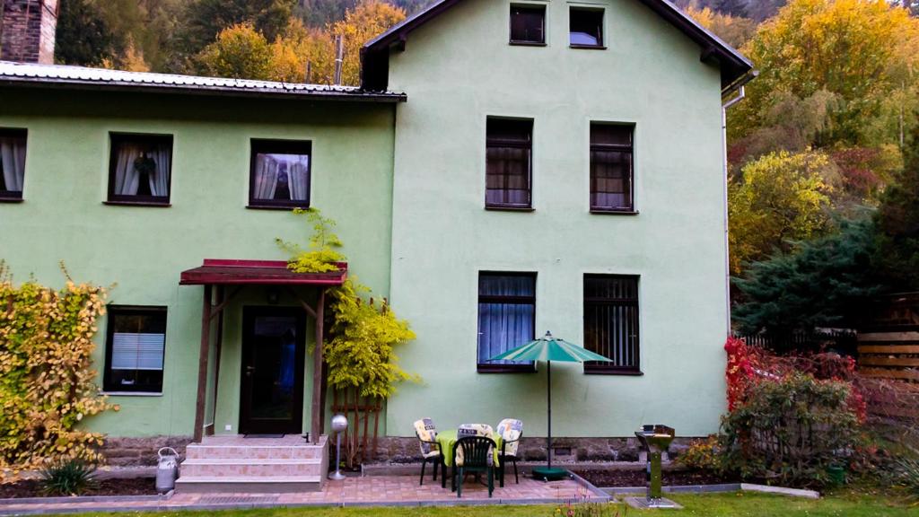 Zahrada ubytování Ferienwohnung Sorgatz