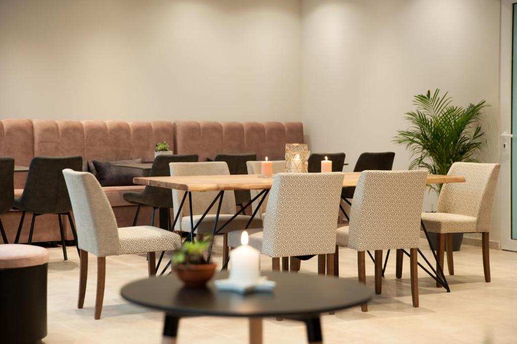 Posezení v ubytování Athens Platinum Rooms and Suites
