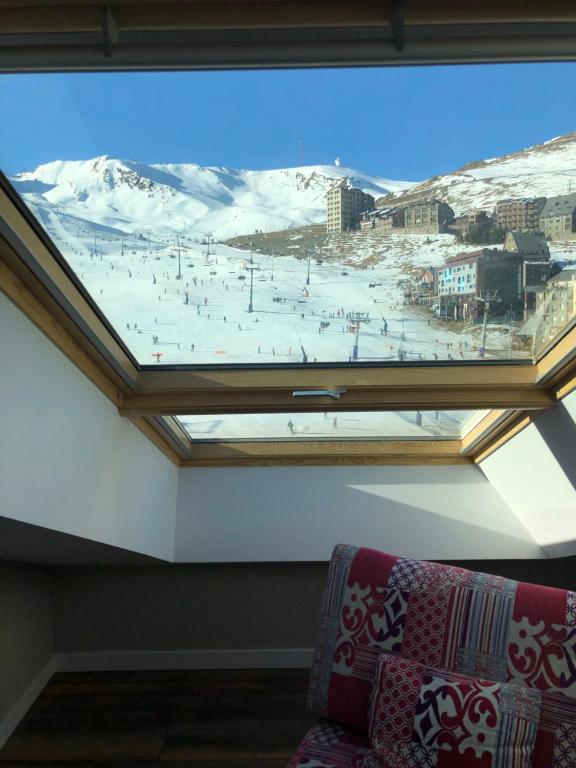 Nespecifikovaný výhled na hory nebo výhled na hory při pohledu z apartmánu