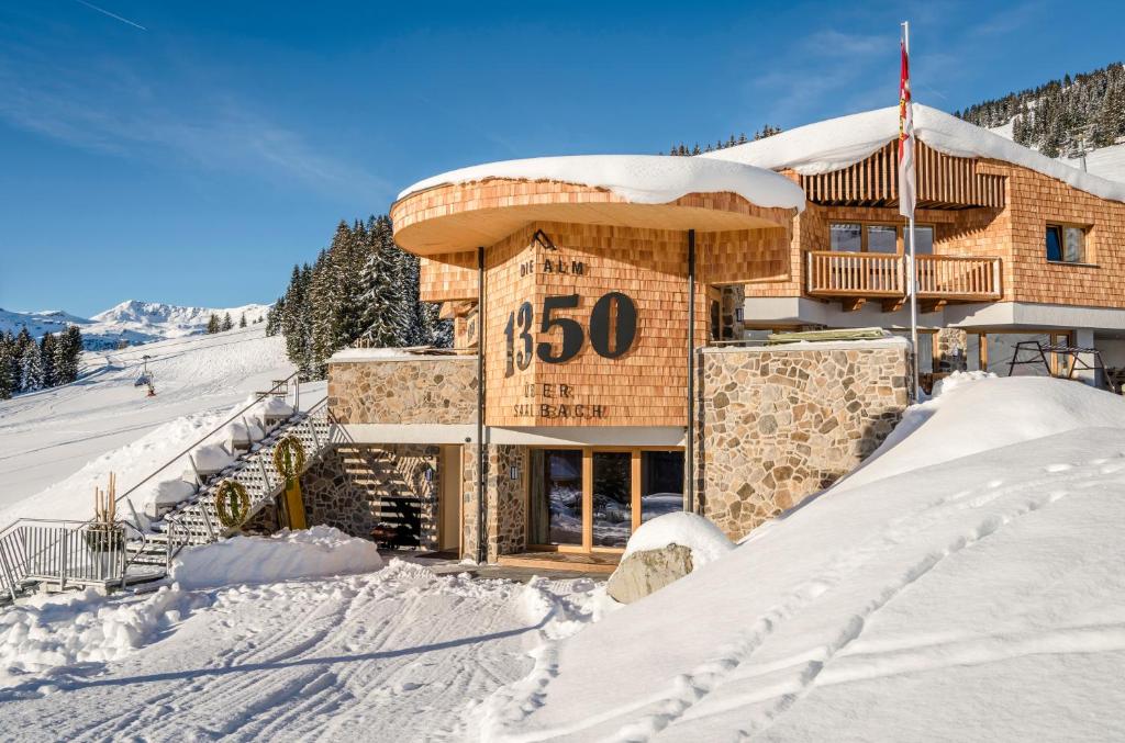Die Alm 1350 v zime
