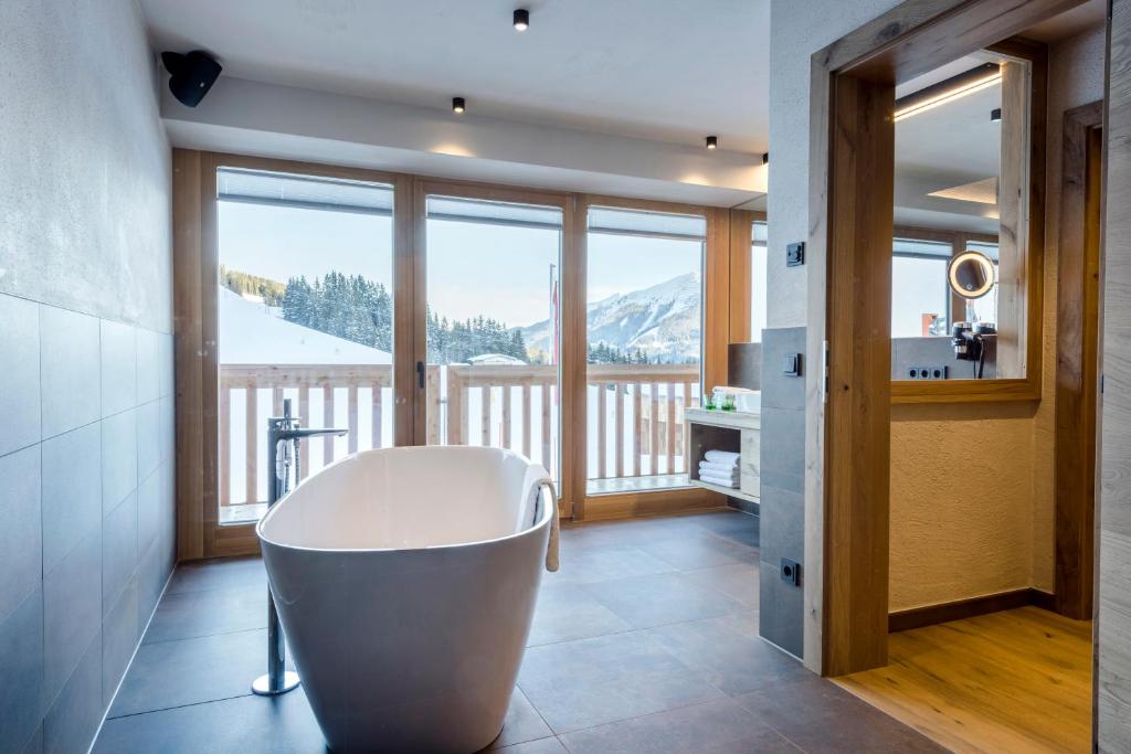 Fotografia z galérie ubytovania Die Alm 1350 v destinácii Saalbach Hinterglemm