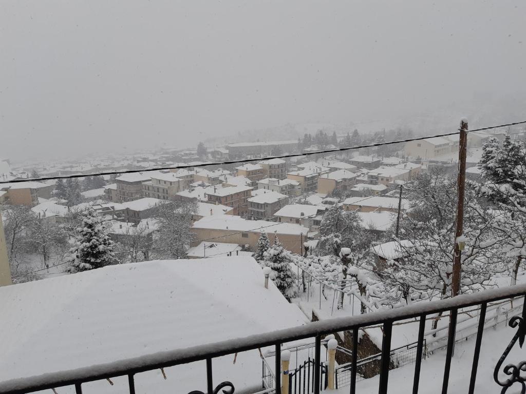 Semeli Guesthouse v zime