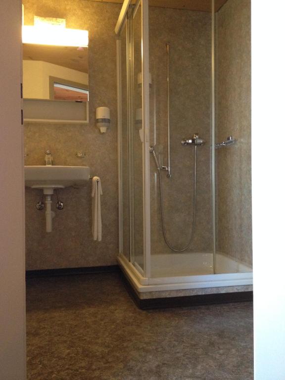Koupelna v ubytování Hotel Toggenburgerhof