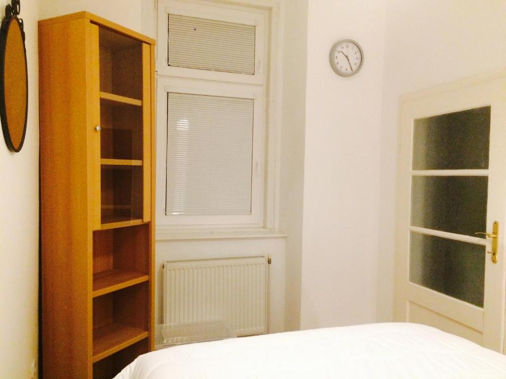 Posteľ alebo postele v izbe v ubytovaní Nice Private Room in Wien Center