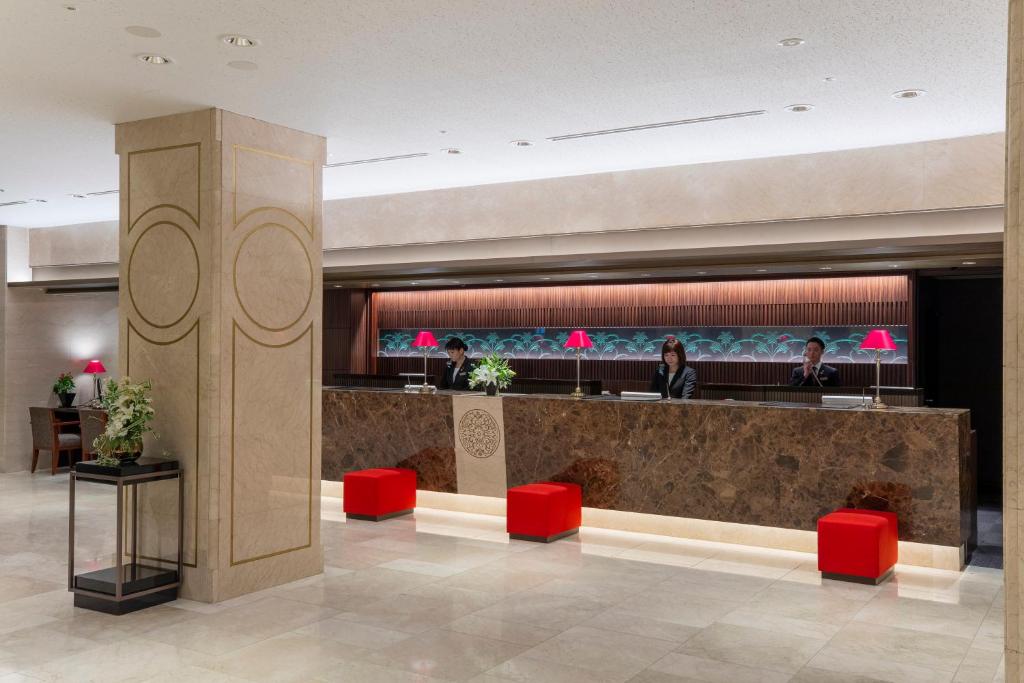 Vstupní hala nebo recepce v ubytování Nagoya Tokyu Hotel