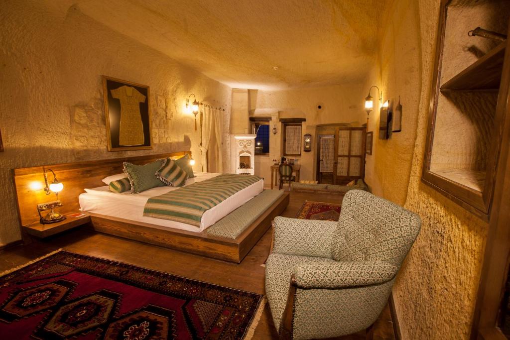 Cama o camas de una habitación en Kayakapi Premium Caves Cappadocia