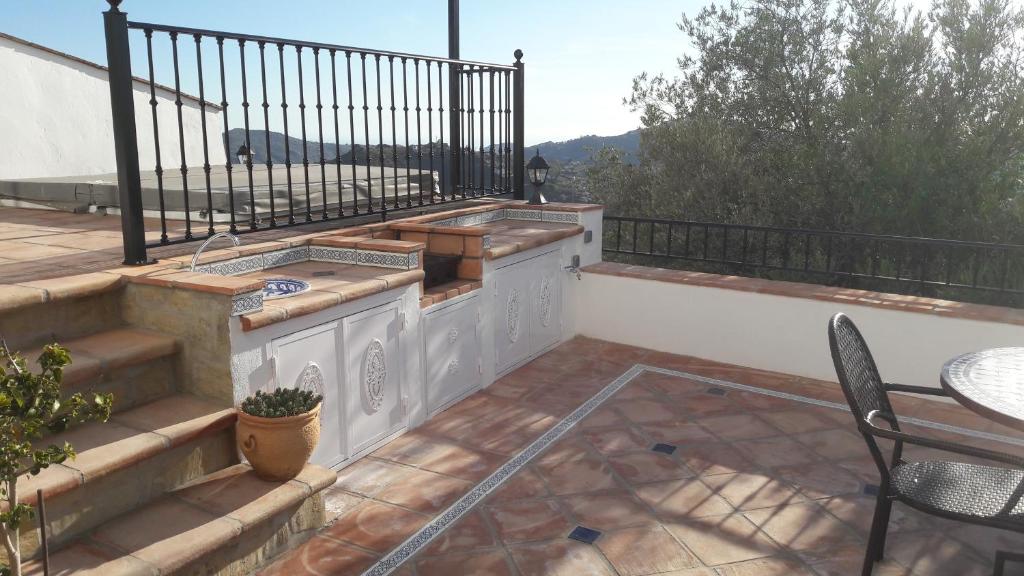 Balkón nebo terasa v ubytování Casa Roble B&B