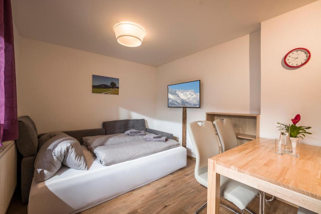 Posteľ alebo postele v izbe v ubytovaní Appartement Nani