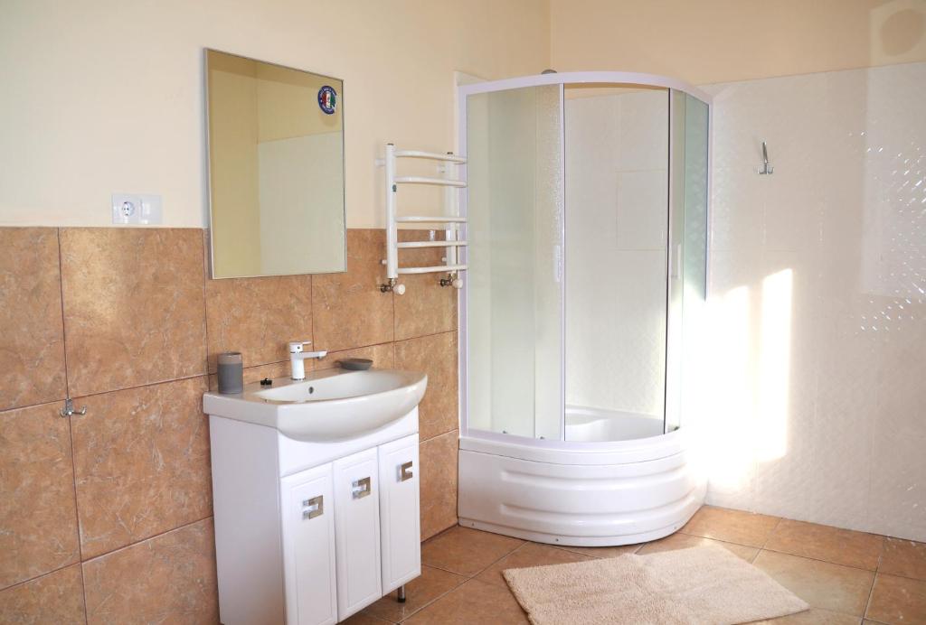 Koupelna v ubytování Coin Apartments & Poshtel