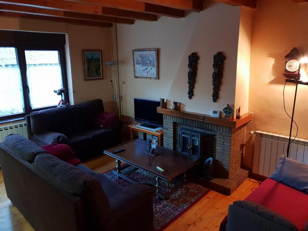 Posezení v ubytování Casa Aranesa
