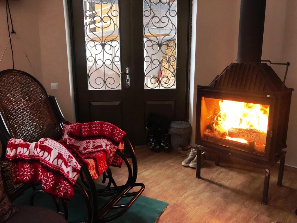 Posezení v ubytování Family Hotel Kala