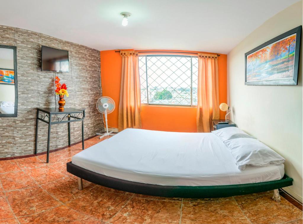 Cama o camas de una habitación en Hotelian