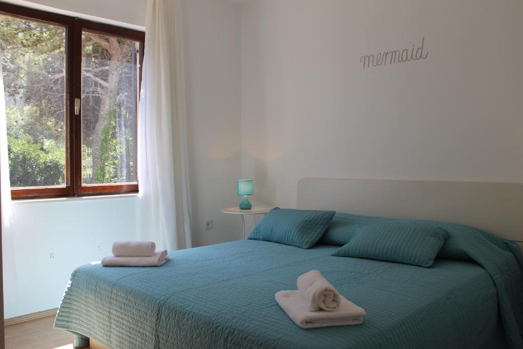 Voodi või voodid majutusasutuse Apartment Sea Shell toas