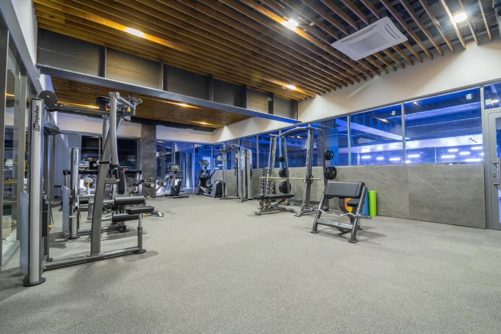 Fitness centrum a/nebo fitness zařízení v ubytování F&B Spa Resort (ex. Fomich Hotel)