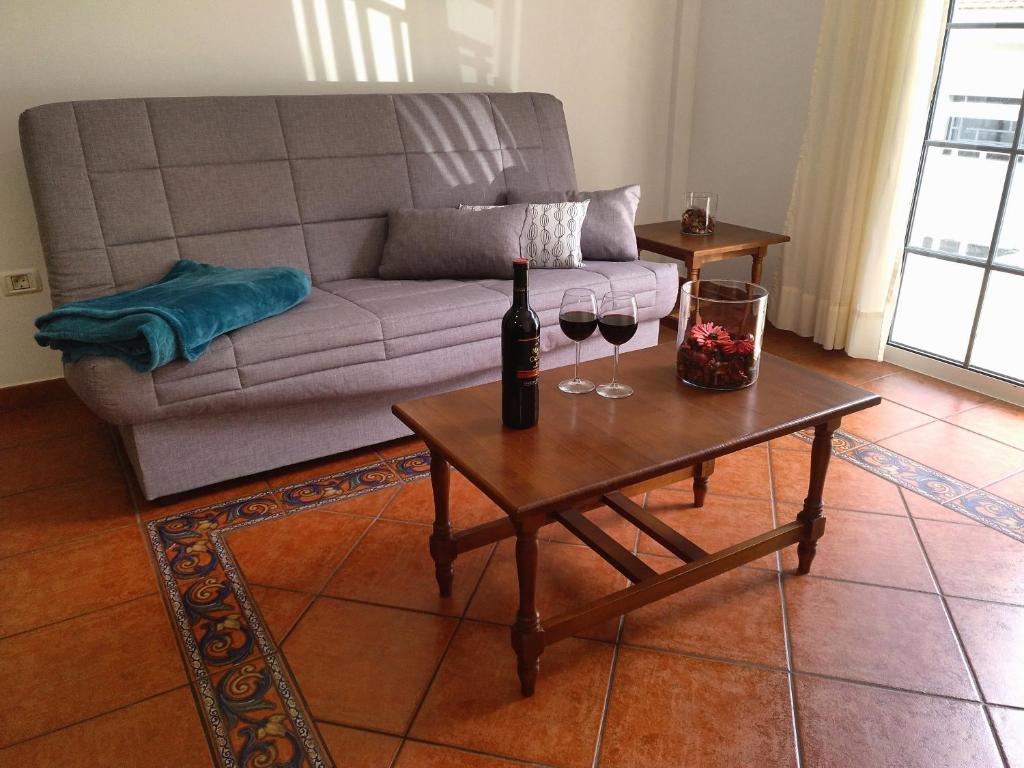 Posezení v ubytování Apartamentos El Jablito