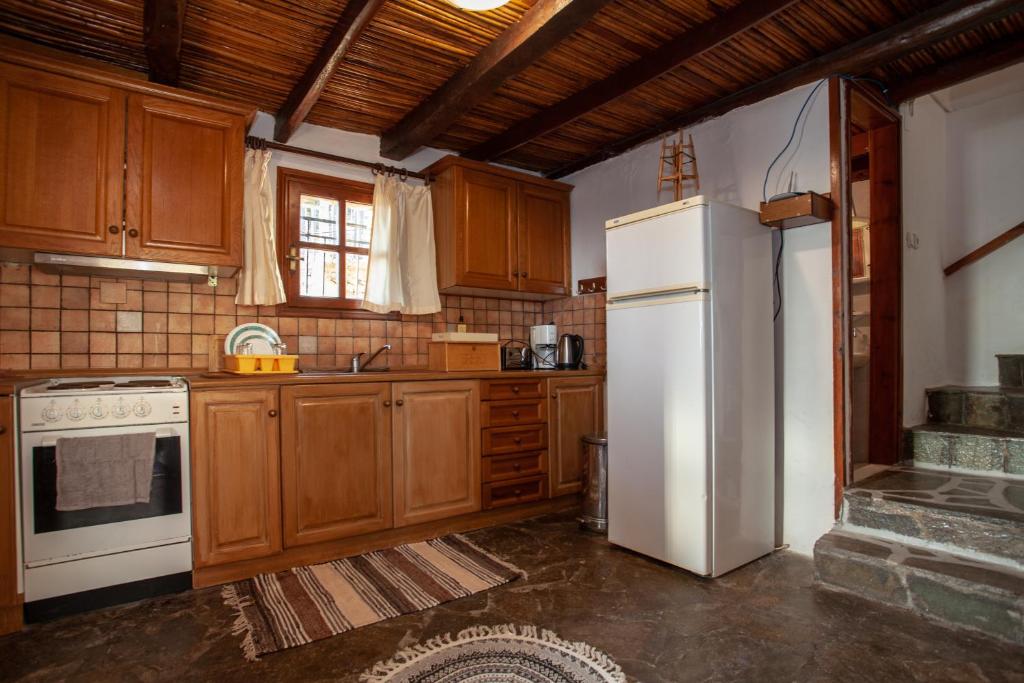 Kuchyň nebo kuchyňský kout v ubytování Argyros house