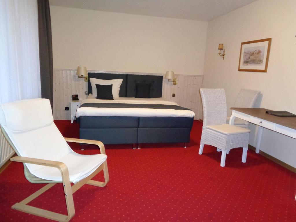 TV a/nebo společenská místnost v ubytování Hotel Garni Eichhornkobel