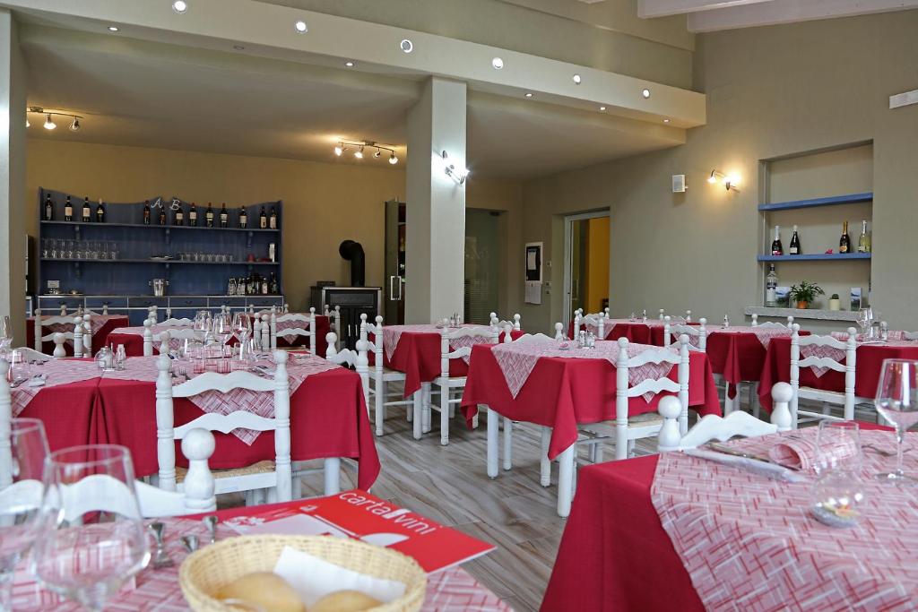 Restaurace v ubytování Albergo Breglia