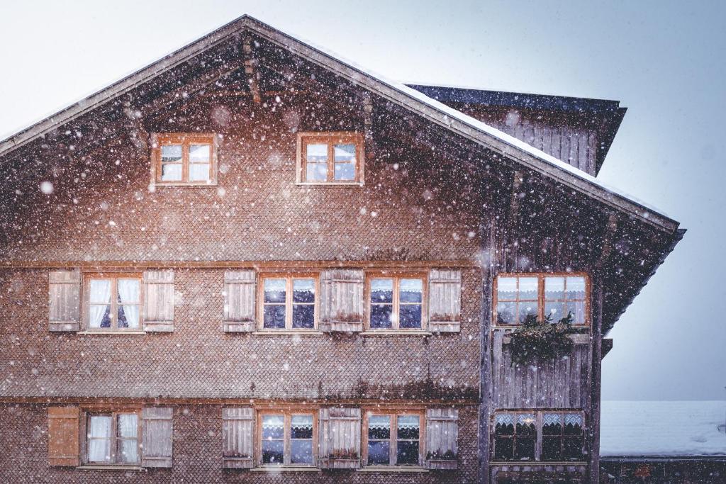 Bauernhof Farnach v zimě