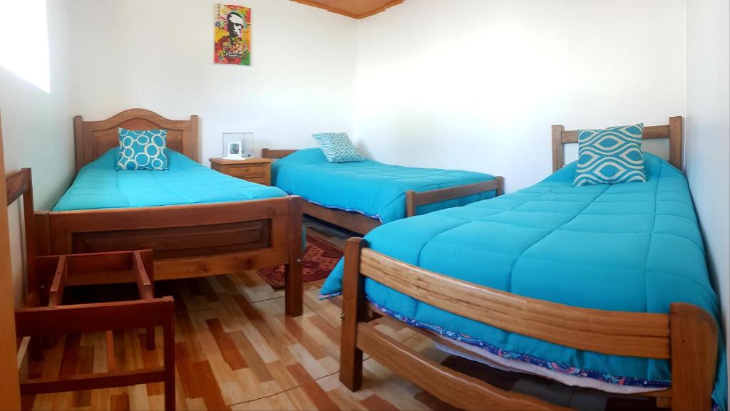 Posteľ alebo postele v izbe v ubytovaní MeStizO HostaL