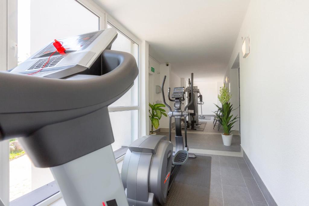 Posilňovňa alebo fitness centrum v ubytovaní Halny Pensjonat