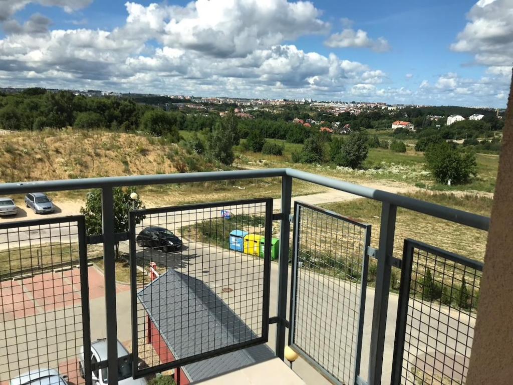 Balkón alebo terasa v ubytovaní Apartament Zaciszny
