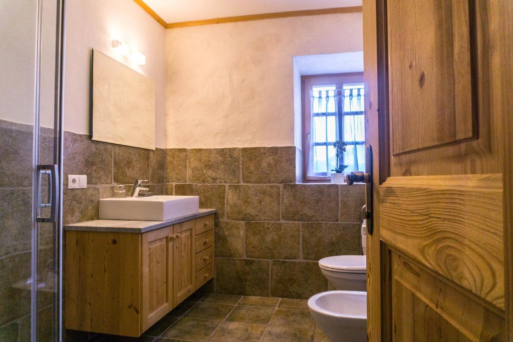 Kúpeľňa v ubytovaní B&B Ciastel