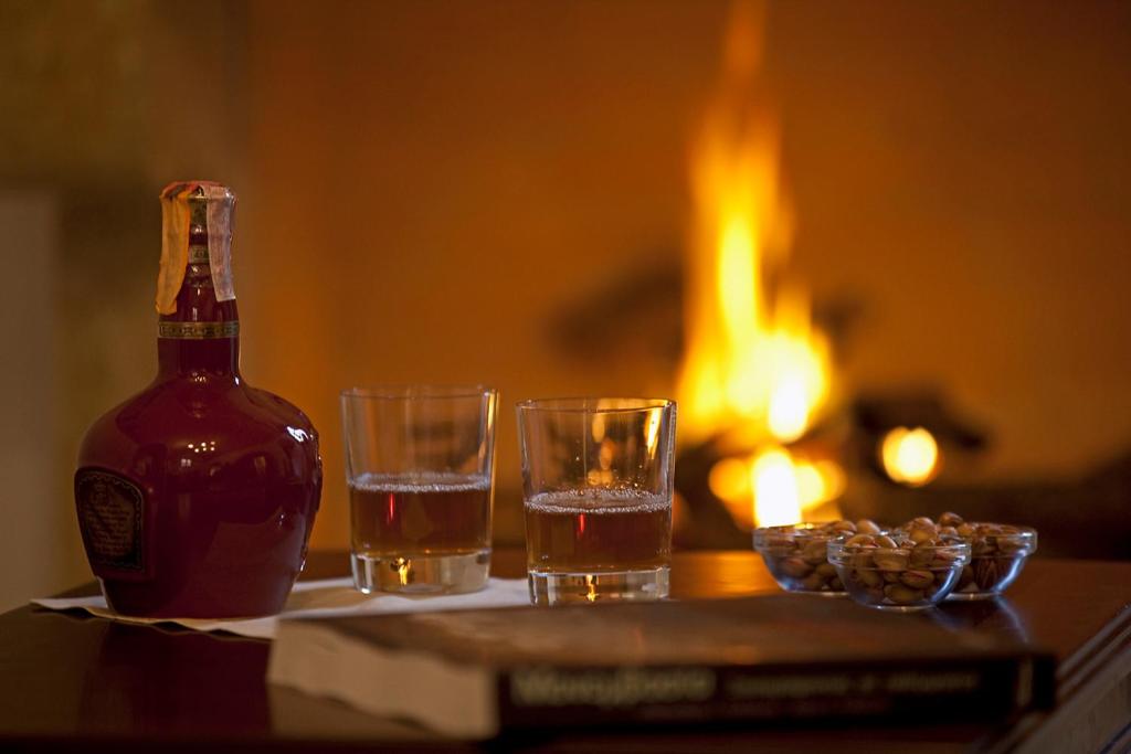 Nápoje v ubytování Likinia Hotel