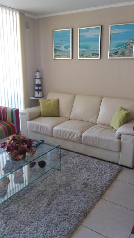 Posezení v ubytování Departamento Laguna Vista