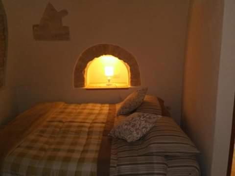 A bed or beds in a room at Trulletto dei sogni