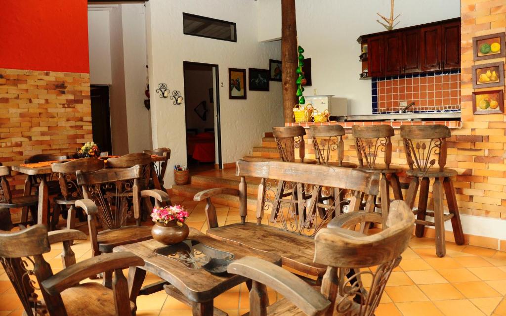 Posezení v ubytování Finca El Jecho