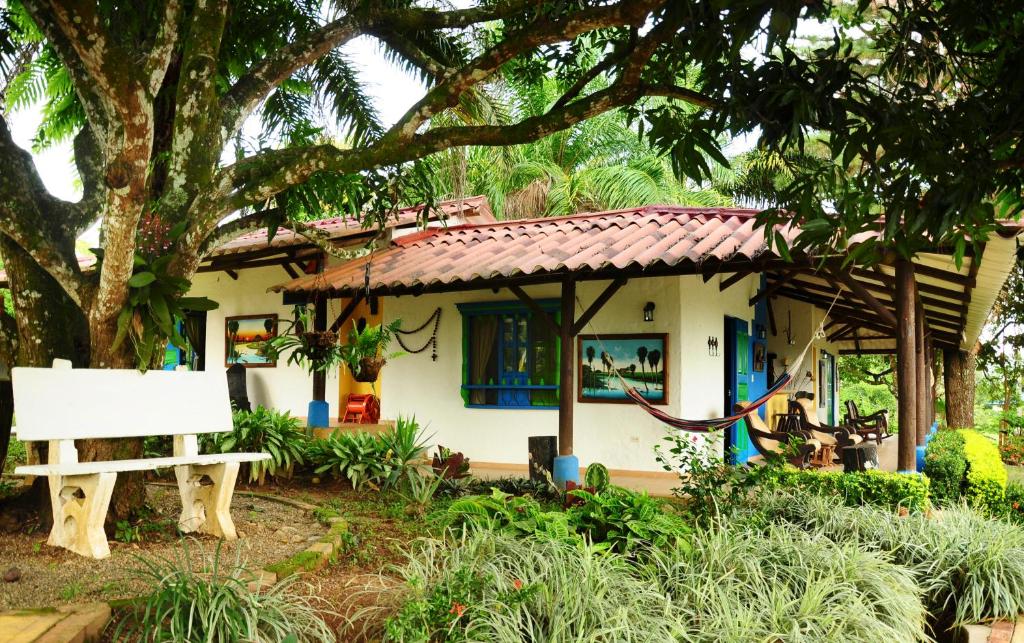 Zahrada ubytování Finca El Jecho