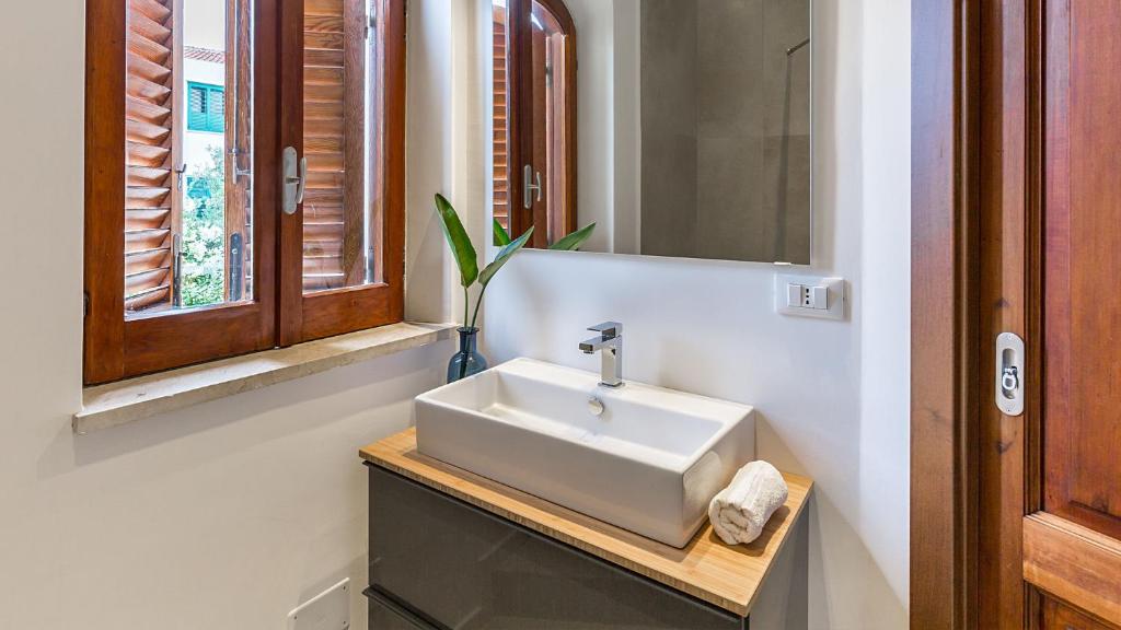 La Matrangela Charme Apartments的一间浴室