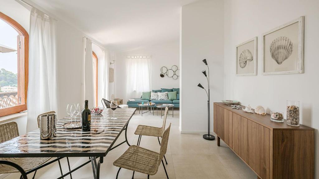 La Matrangela Charme Apartments的休息区