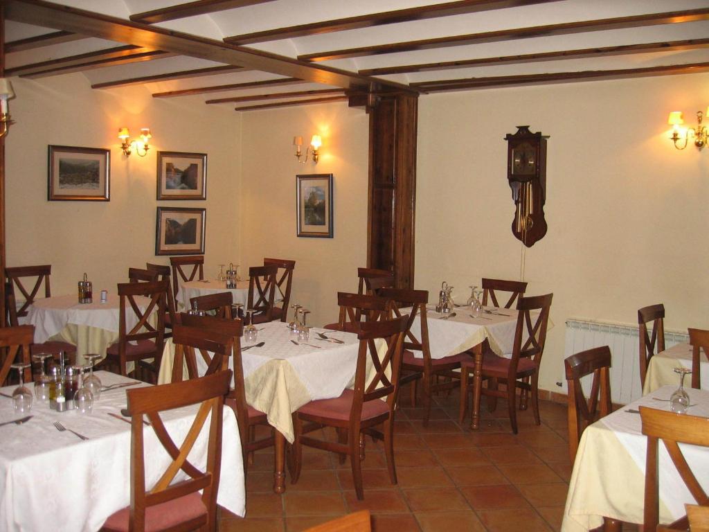 Restaurace v ubytování Apartamentos El Pajar del Abuelo