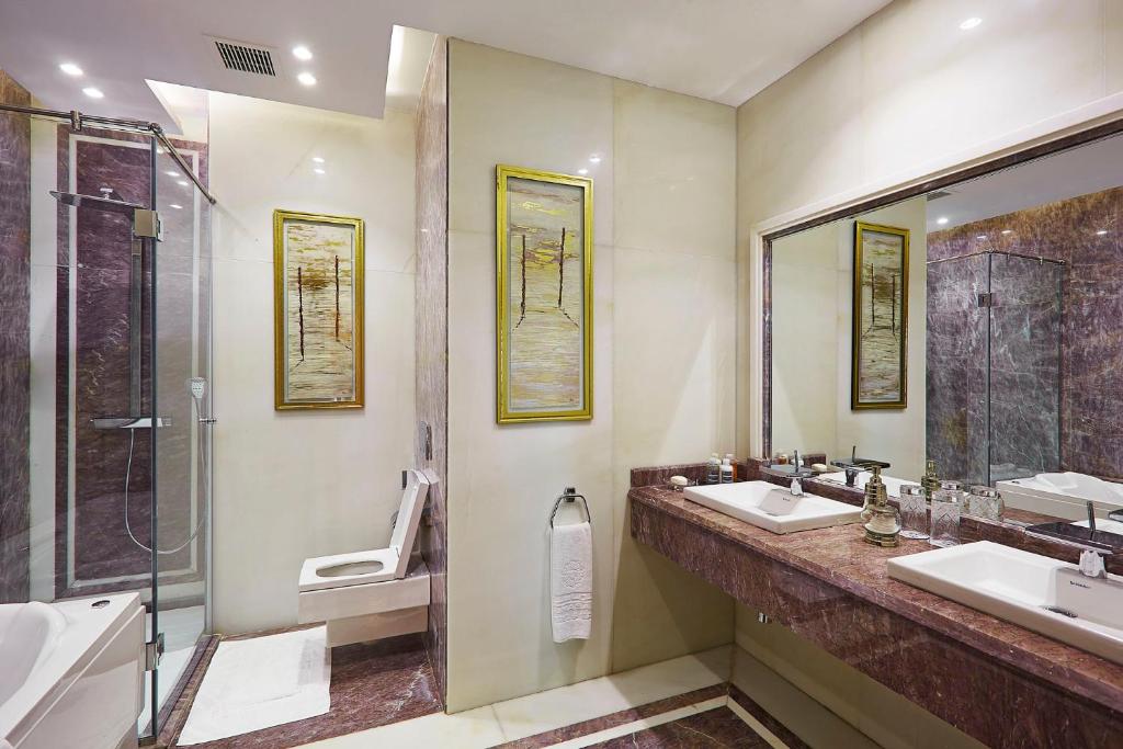 Koupelna v ubytování Al Masa Hotel Nasr City