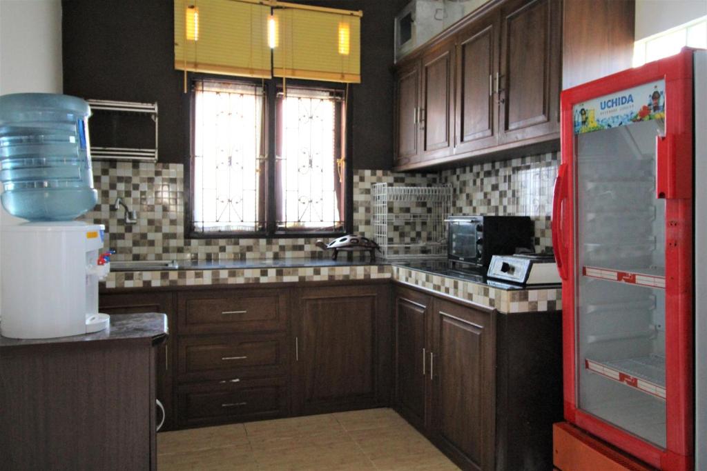 Kuchyň nebo kuchyňský kout v ubytování Villadevi