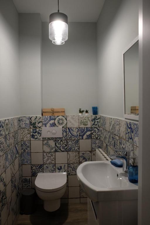 Ванная комната в Double House Bakuriani