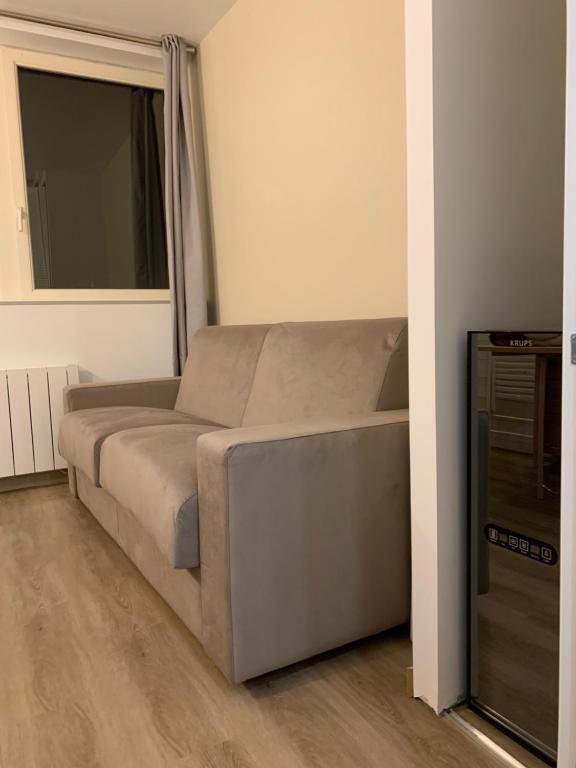 Posezení v ubytování Studio des Cintes Blanques