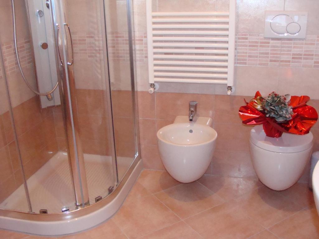 Kúpeľňa v ubytovaní La Coccinella B&B