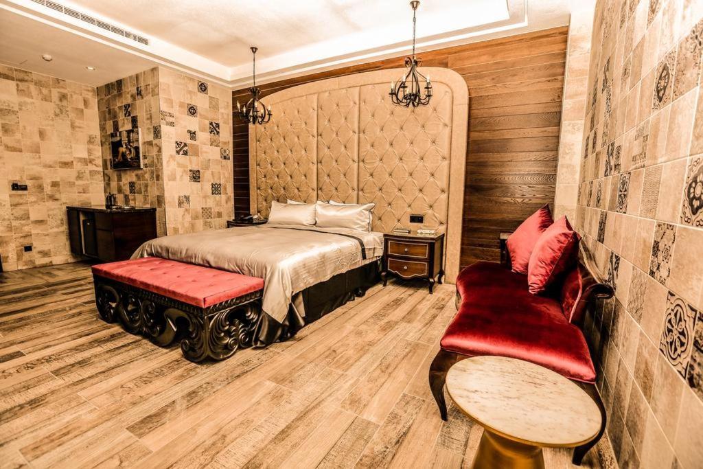 Postel nebo postele na pokoji v ubytování Kumotsuki Motel