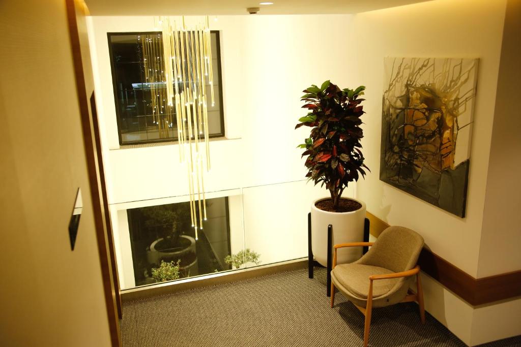 Posezení v ubytování Hotel Rubis