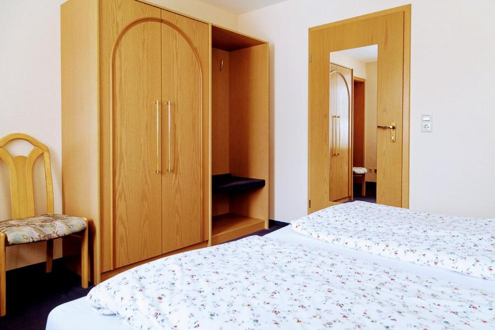 Postel nebo postele na pokoji v ubytování Landgasthof "Zur Linde"
